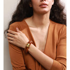 Acrylic Gold Bangle Set