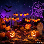 Solar Pumpkin Garden Lights