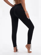 Hollow-Out Lace-Up Slim Shorts
