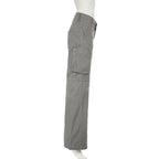 SUCHCUTE Gray Cargo Denim Jeans
