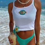Embroidery Camisole Top