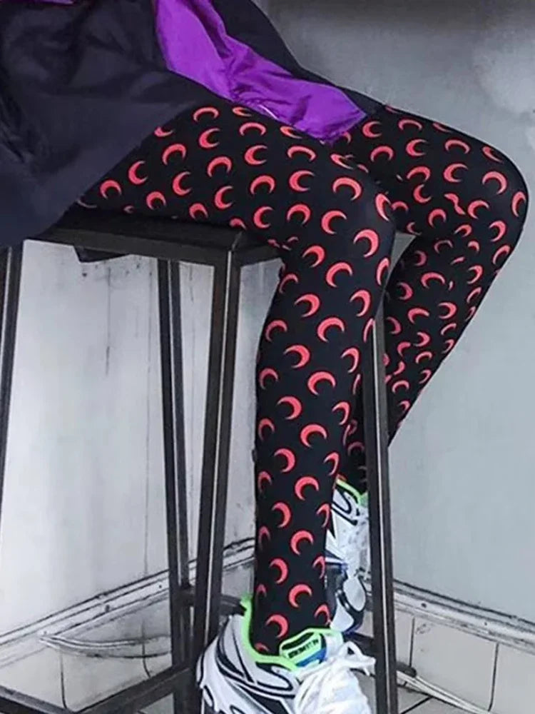 Thin Seamless Printed Leggings
