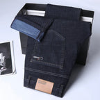 Ice Silk Stretch Straight Jeans