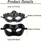 Couples Lace Masquerade Masks
