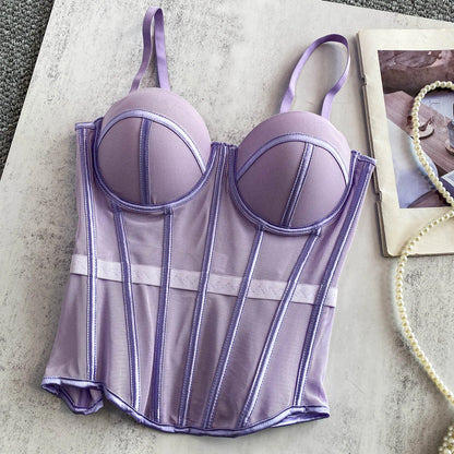 Transparent Mesh Sexy Corset