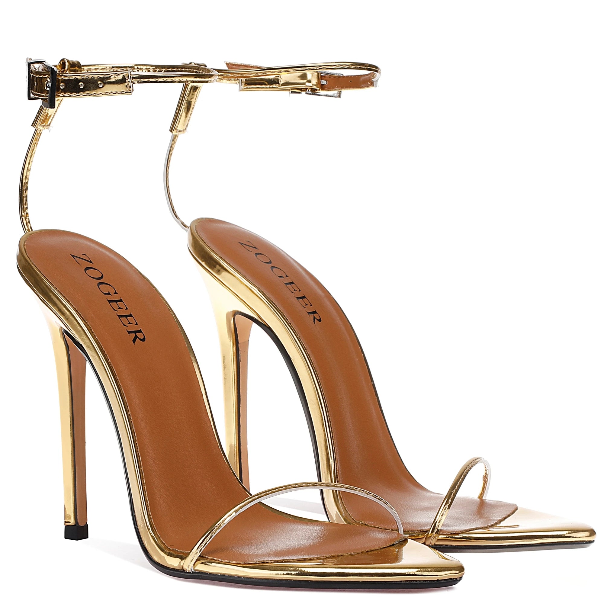 Elegant Ankle Strap Heels