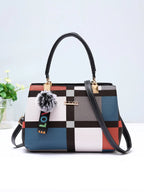 Luxury Grid Shoulder Bag