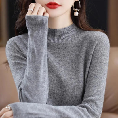 Basic Half-High Collar Sweater
