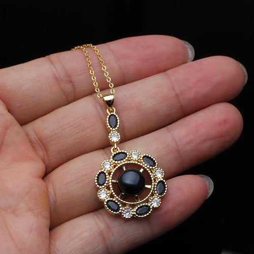Black Gold Pearl Pendant
