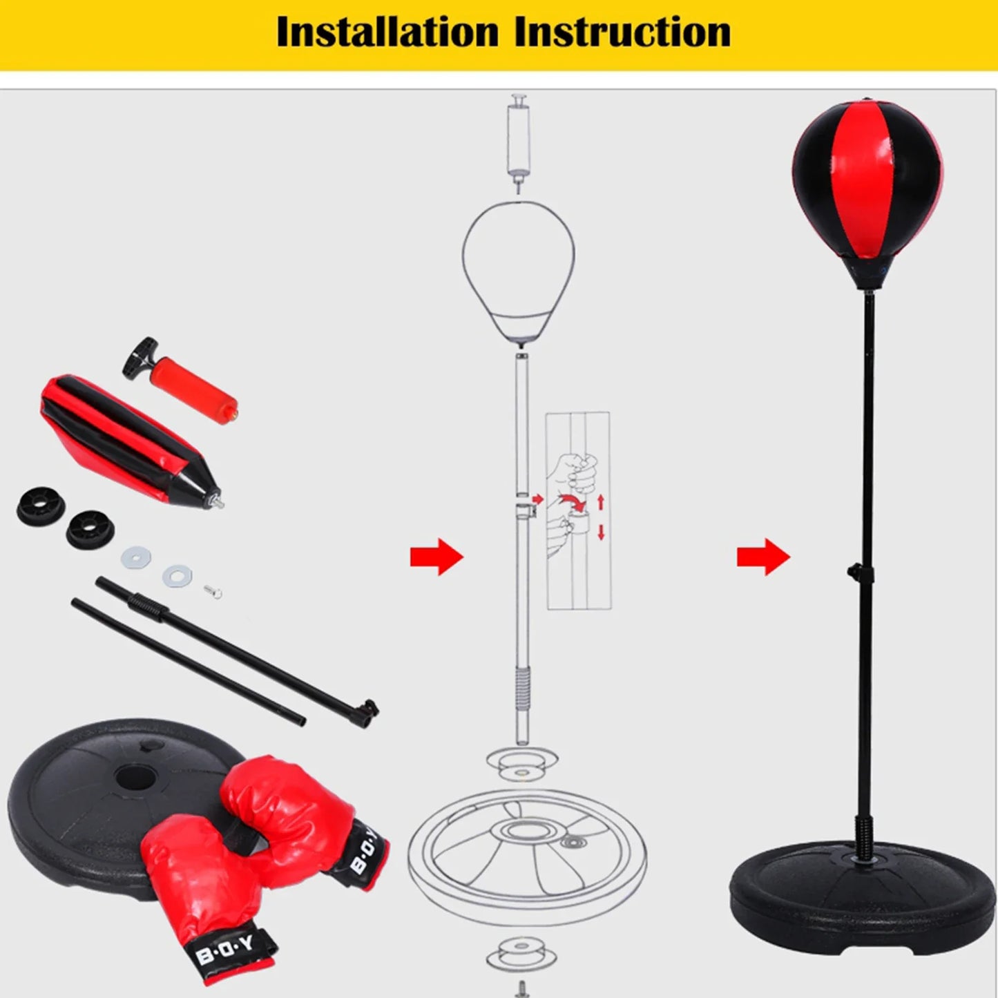 Adjustable Kids Boxing Set