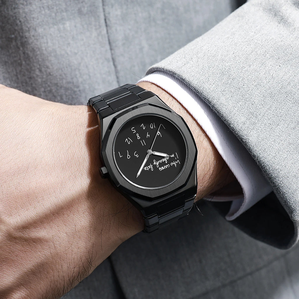 MOBANGTUO Arabic Digital Steel Watch