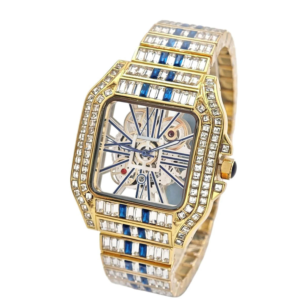 UNIGUET Hip-Hop Diamond Quartz Watch