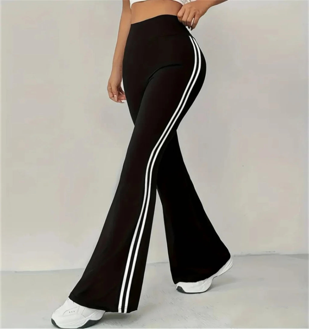 DOHTIH Patchwork Micro-Flare Trousers