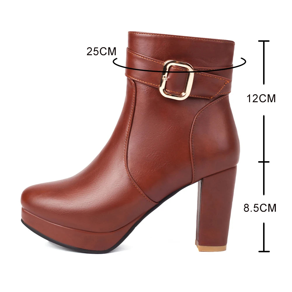 Ankle Heel Boots