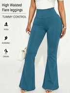 Super-Soft Bell-Bottom Yoga Leggings