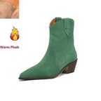Suede Pointy Boots