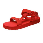 Women Canvas Cover Heel Sandals