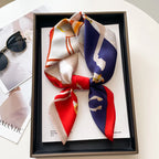 Elegant Silk Feel Square Scarf