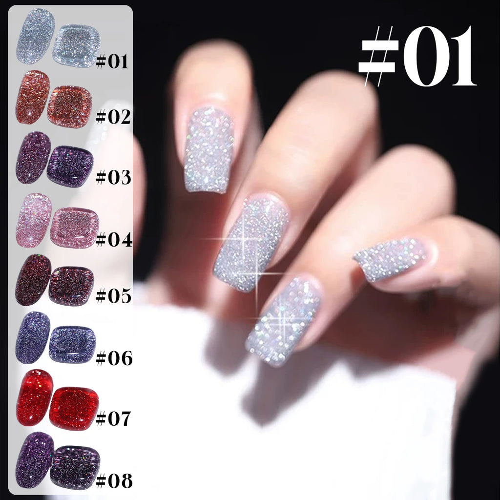 SHAKA 9-Color White Nails Star