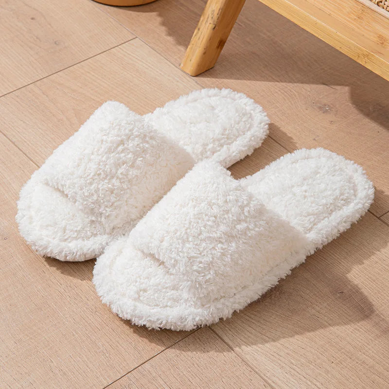 Plush Winter Home Slippers