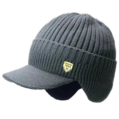 Men's Winter Knitted Ear Protection Hat