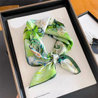 Real Silk 53cm Printed Scarf