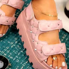 Women Rivet Gladiator Sandals