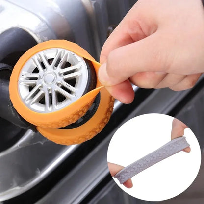 Thicken Silicone Luggage Wheel Protector