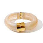 Acrylic Gold Bangle Set