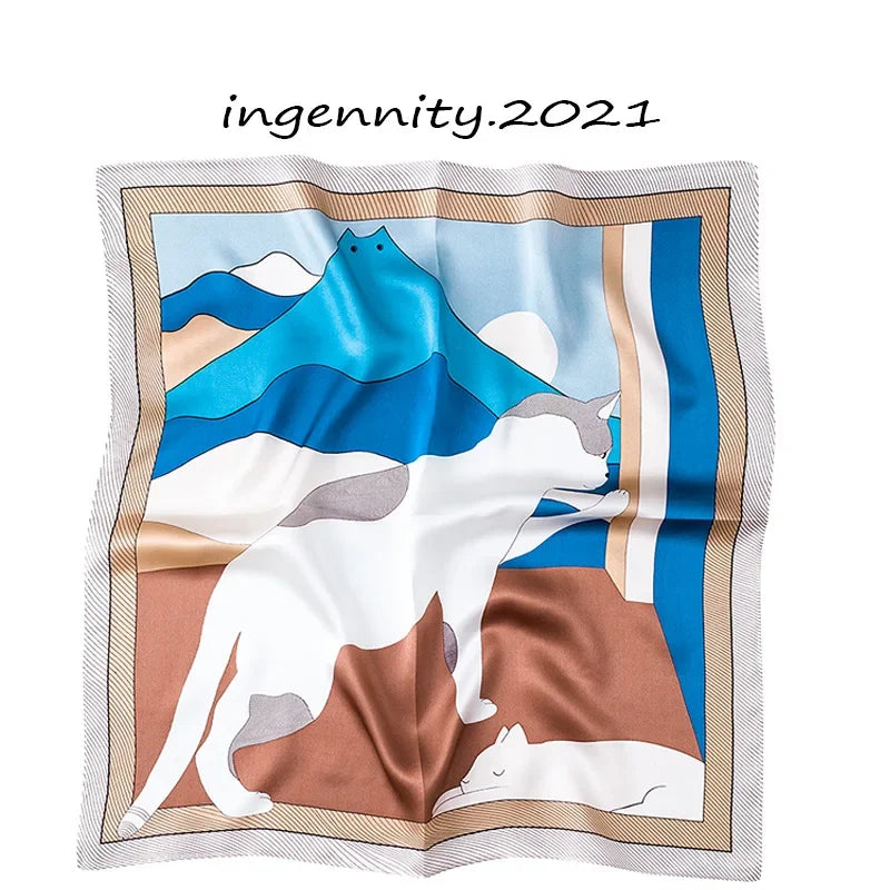 Real Silk 53cm Square Scarf