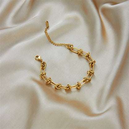 Twist Knot Necklace Bracelet