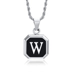 Initials Letter Pendant Necklace