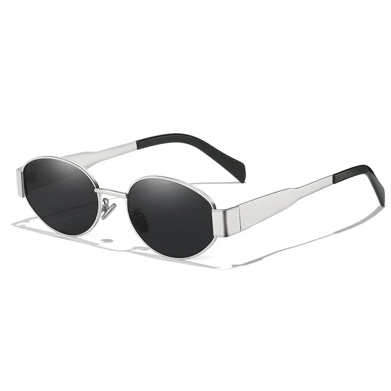 Unisex Oval Sun Glasses