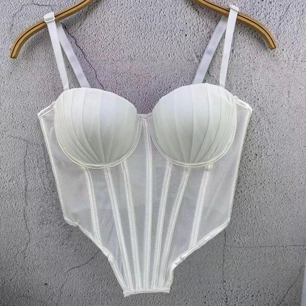 Solid Overbust Corset
