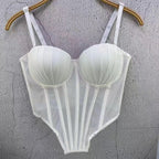 Solid Overbust Corset