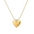 Bubble Heart Snake Necklace