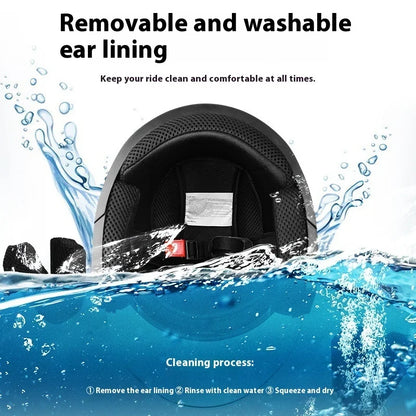 Open Face Motorcycle Helmet