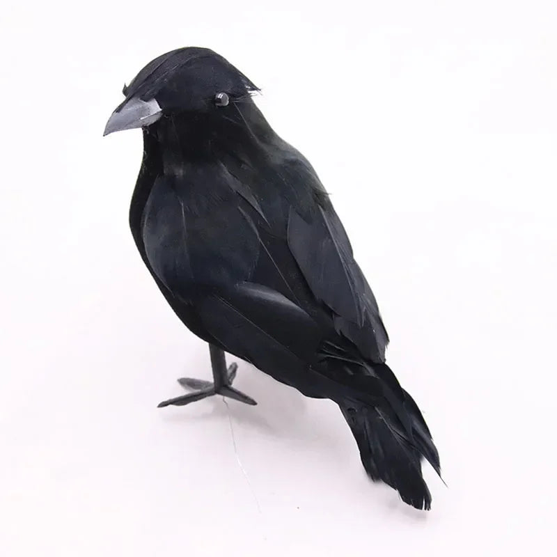 Realistic Artificial Crow Set
