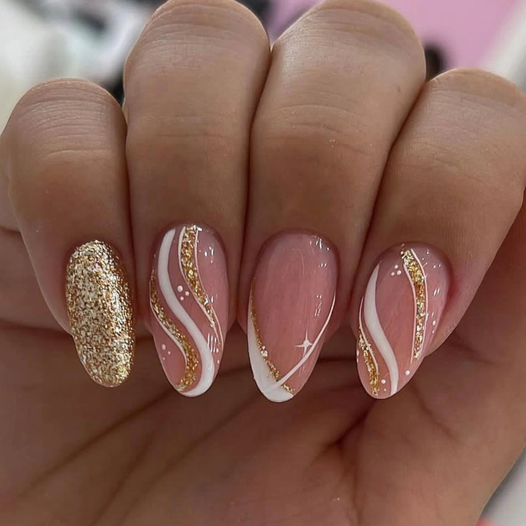 Almond Fake Nails Instantly Upgrade