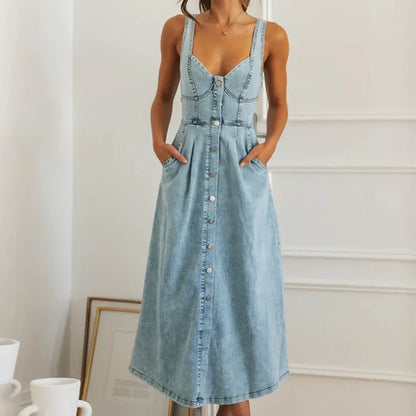 Spring Summer Denim Dress