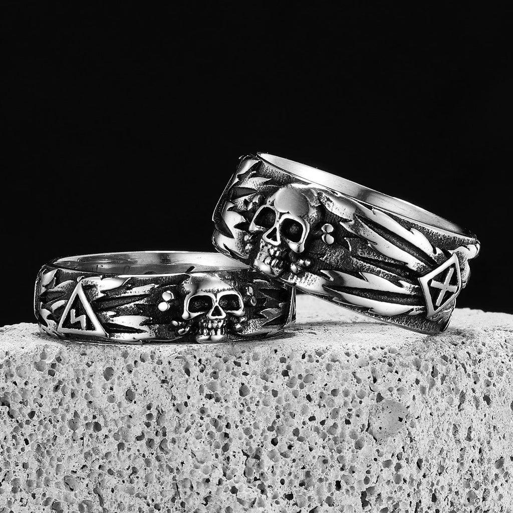 Gothic Skull Eagle Ring