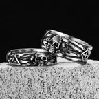 Gothic Skull Eagle Ring