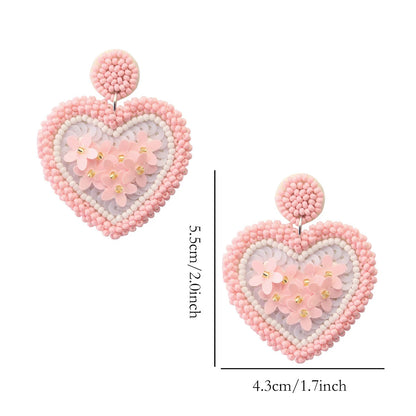 Love Letter Beaded Earrings