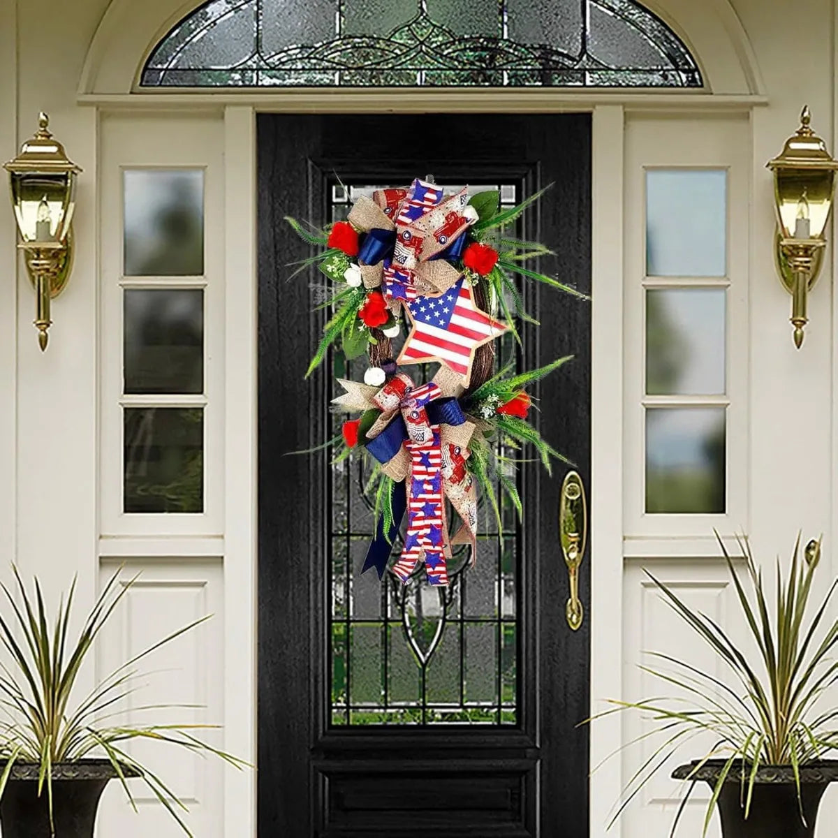 Patriotic 4th July Wreath