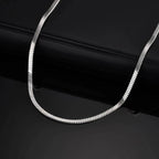 Vnox Flat Snake Necklace