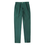 Waffle Stretch Slim Formal Trousers