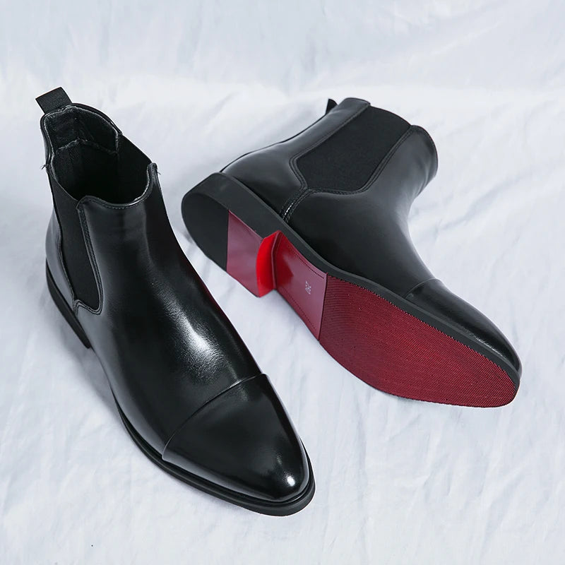 Red Sole Chelsea Boots