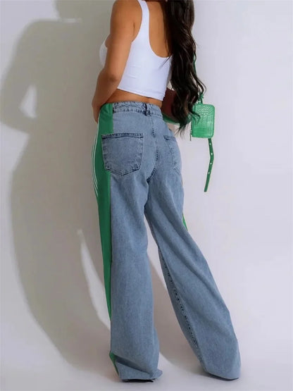 Wide Leg Denim Jeans
