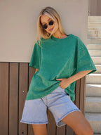 Washed Cotton Oversized T-Shirt