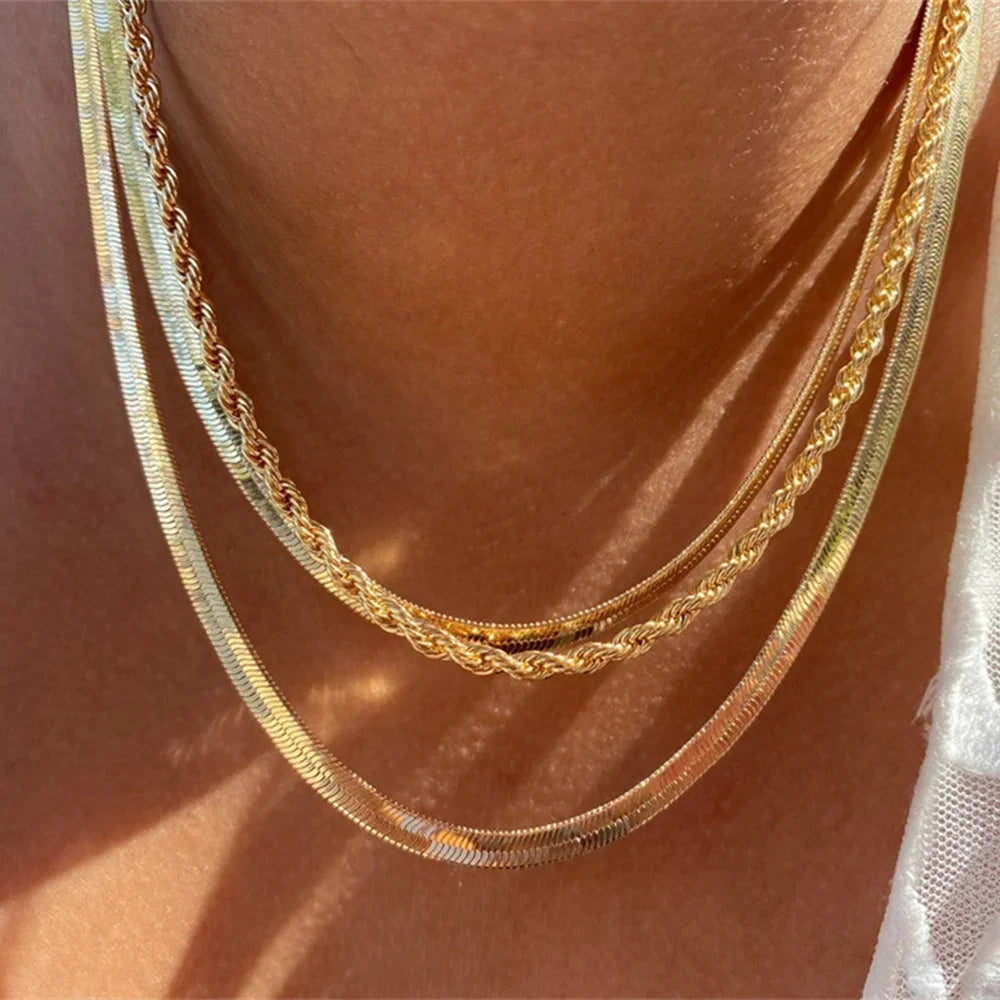 Multilevel Hip Hop Necklace